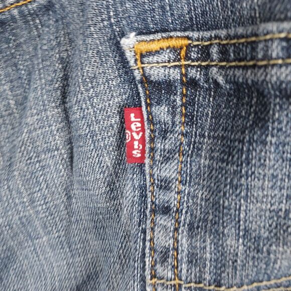Levi’s 550 Relaxed Fit Jeans Men’s W40 L30 Blue Denim Pre‑Owned Classic Style - Picture 7 of 13